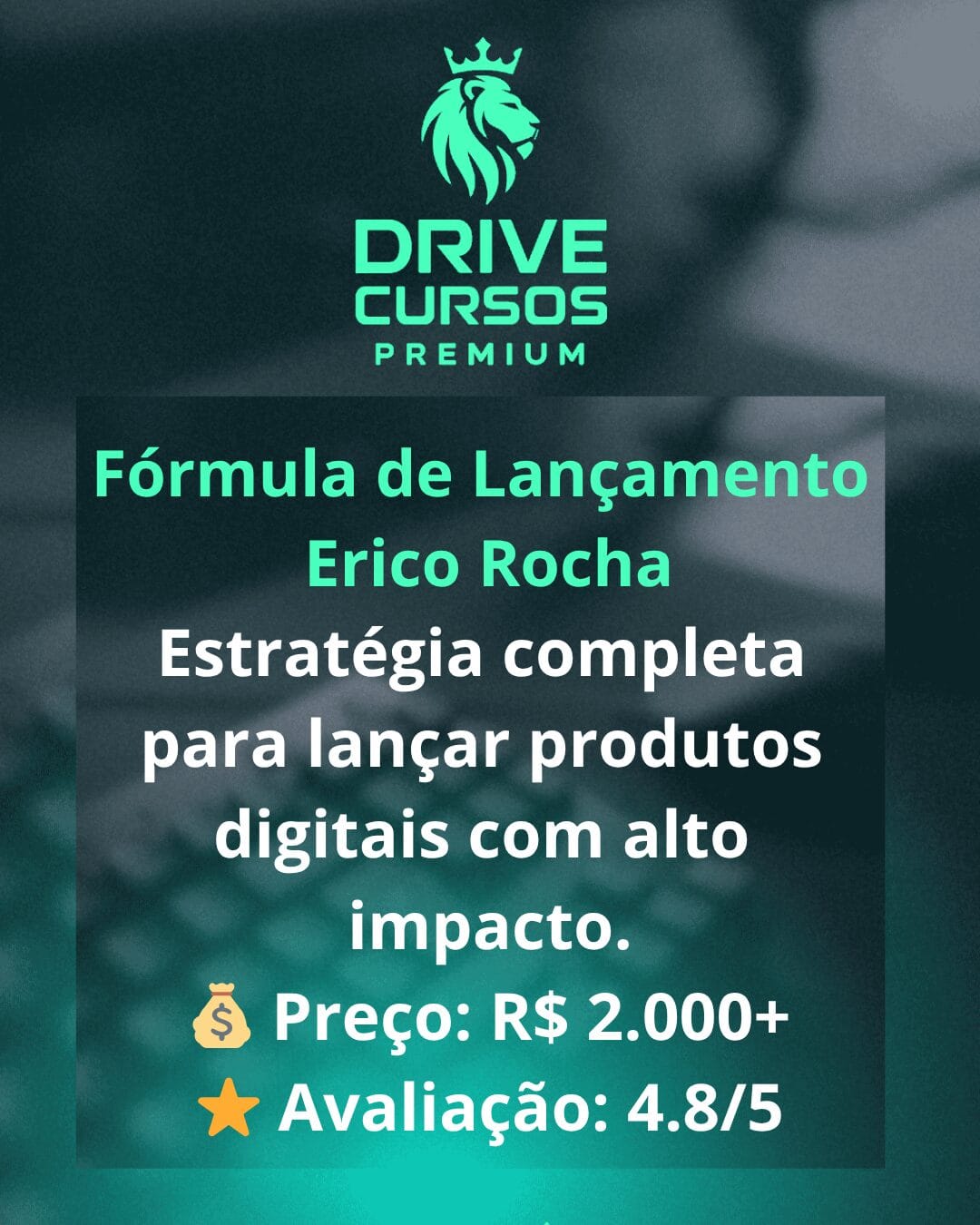Fórmula de Lançamento - Erico Rocha