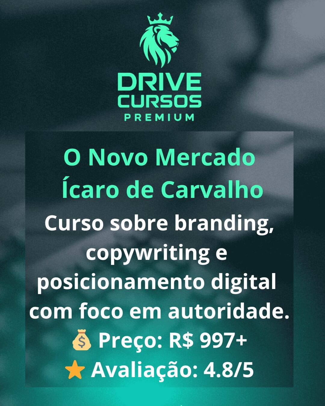 O Novo Mercado - Ícaro de Carvalho