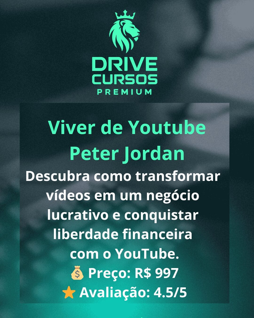 Viver de Youtube - Peter Jordan