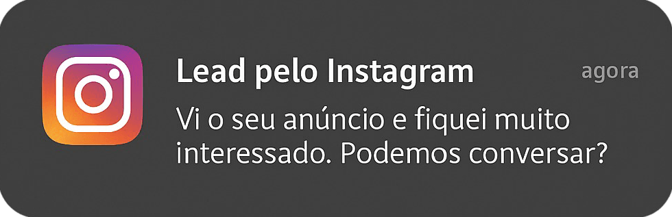 Lead pelo Instagram